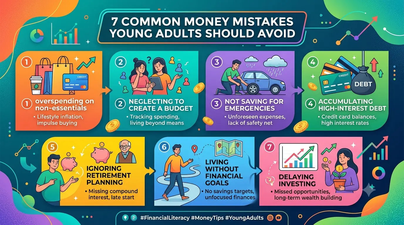 7 Common Money Mistakes Young Adults Should Avoid Thumbnail